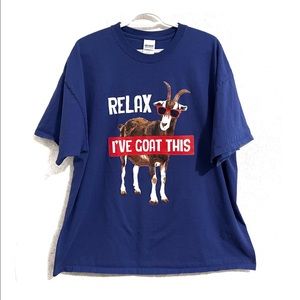 ❤️ “Relax I’ve Goat This”. Graphic t-shirt.